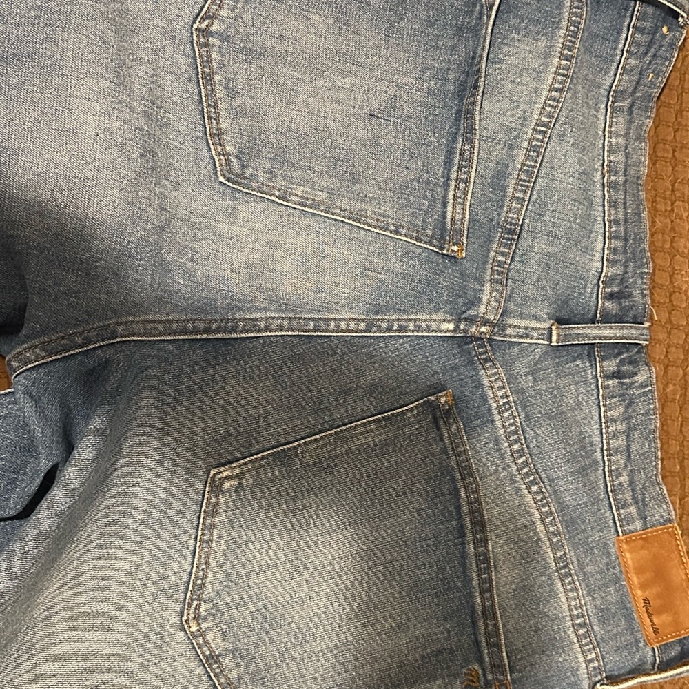 Madewell high waisted boyjean slim crop size 32 Blue Women's Jeans - Picture 9 of 11